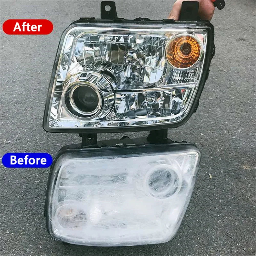 Headlights Evaporator Set Car Light Repair Cleaner Kit 800G Liquid Repair Maintenance Car Headlight Polish Cleaning Kit