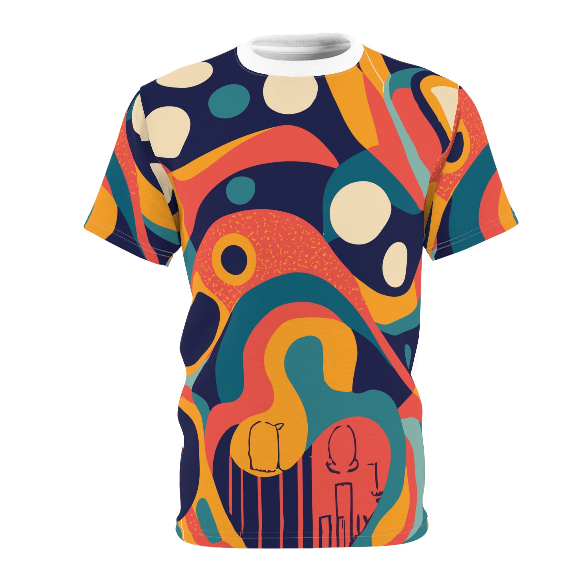 Owl fashion colorful Cut & Sew Tee