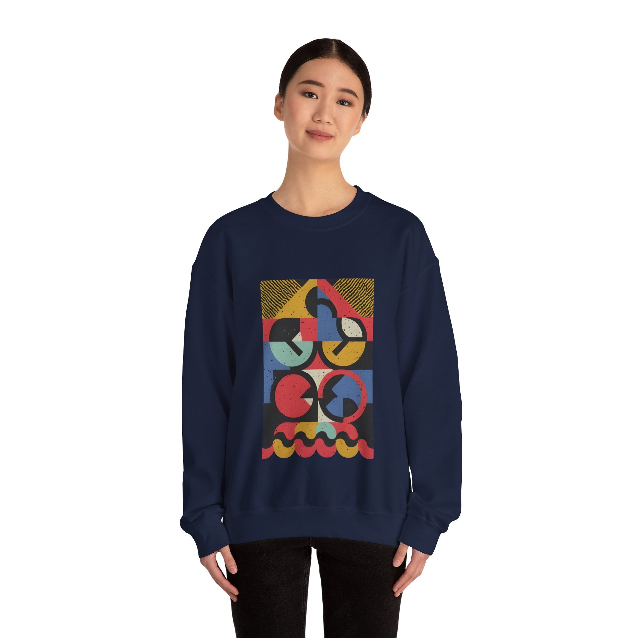 Long sleaves coat Unisex Heavy Blend™ Crewneck Sweatshirt