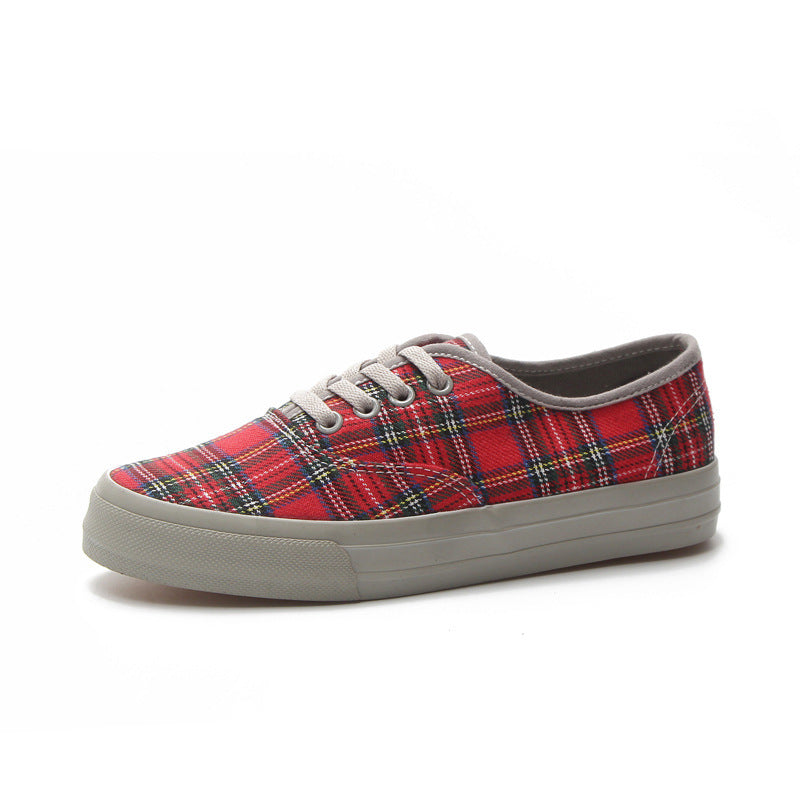 Vintage plaid shoes