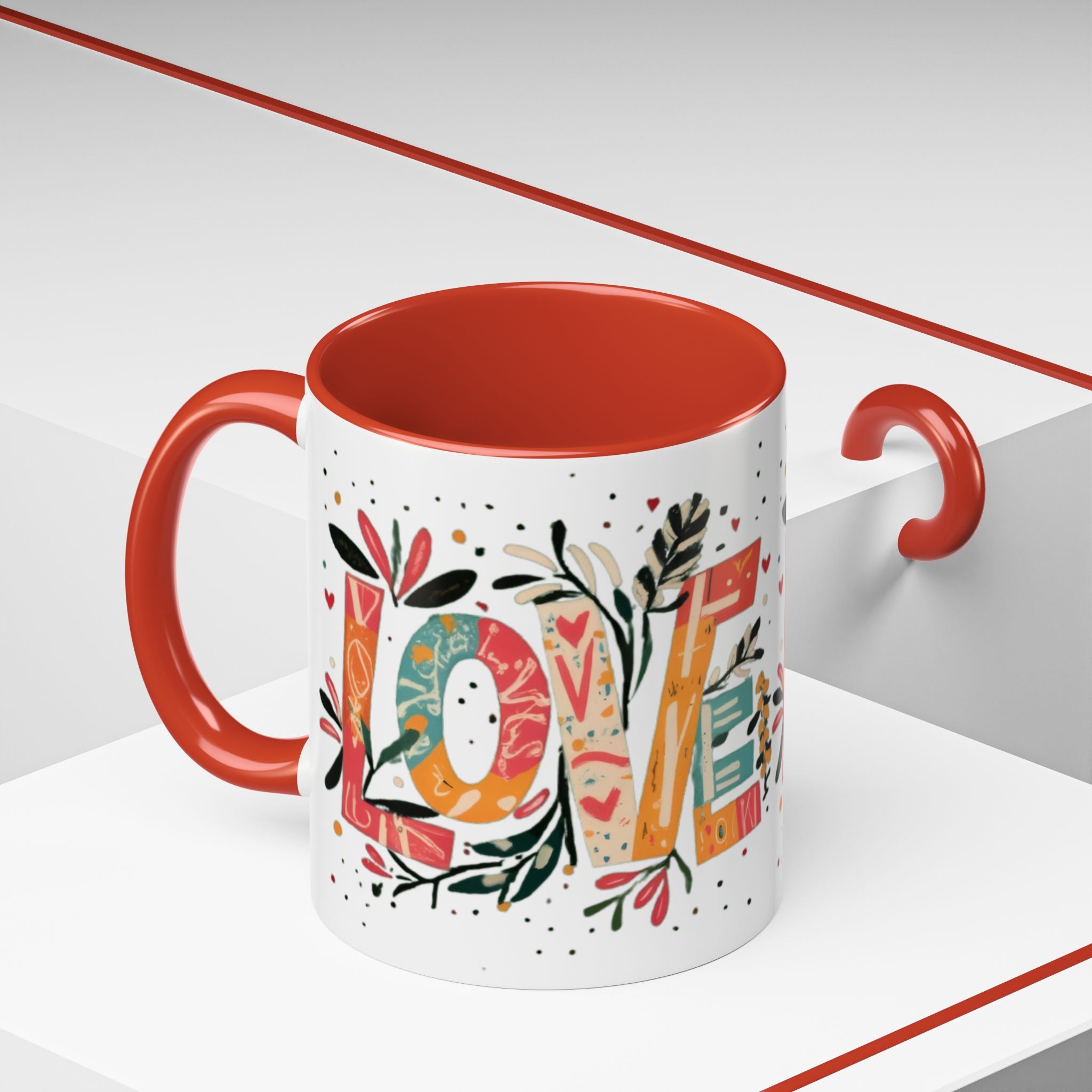 Love Accent Coffee Mug, 11oz