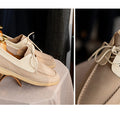 Lace-up Vintage High Mercerized Suede Sailing Shoes