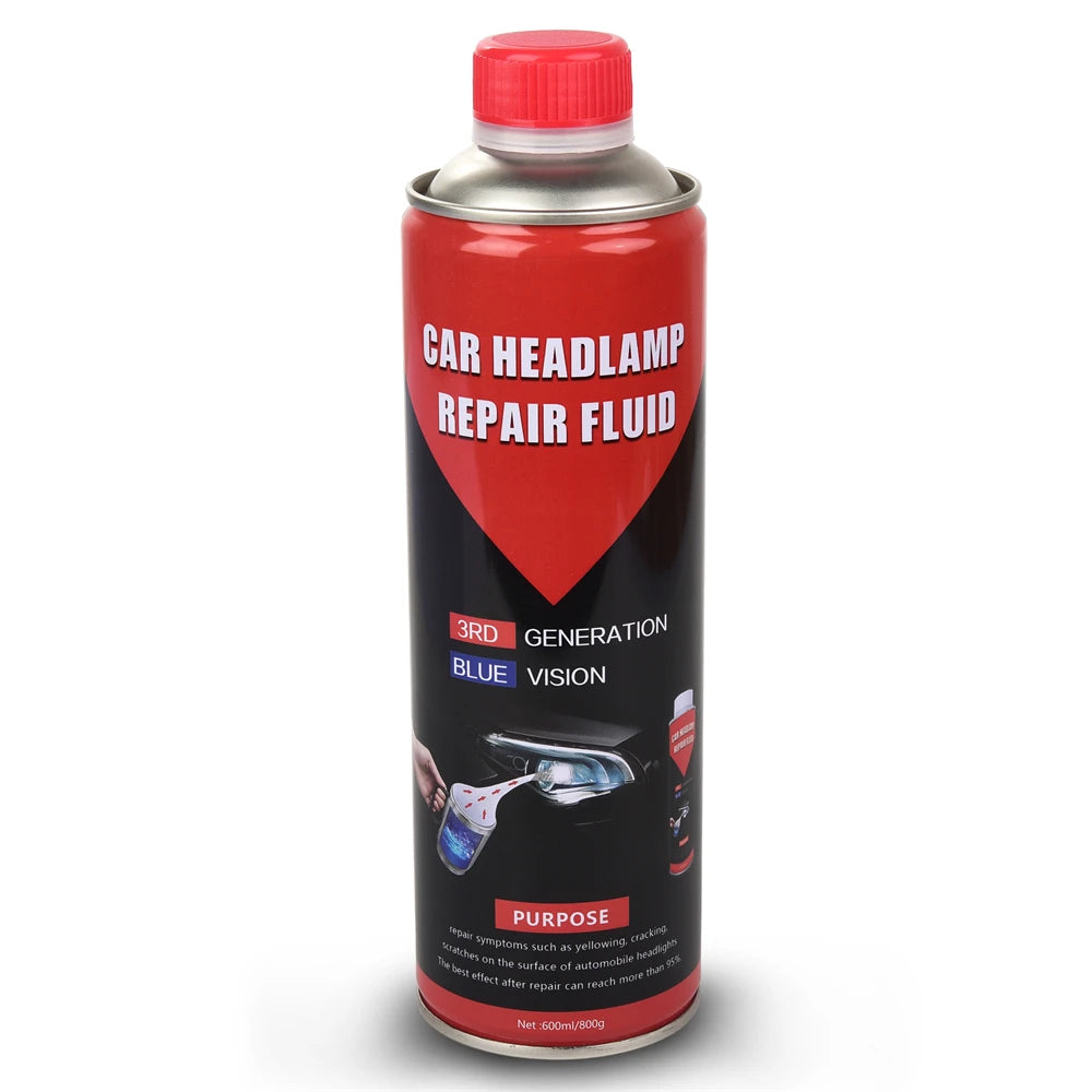 Headlights Evaporator Set Car Light Repair Cleaner Kit 800G Liquid Repair Maintenance Car Headlight Polish Cleaning Kit