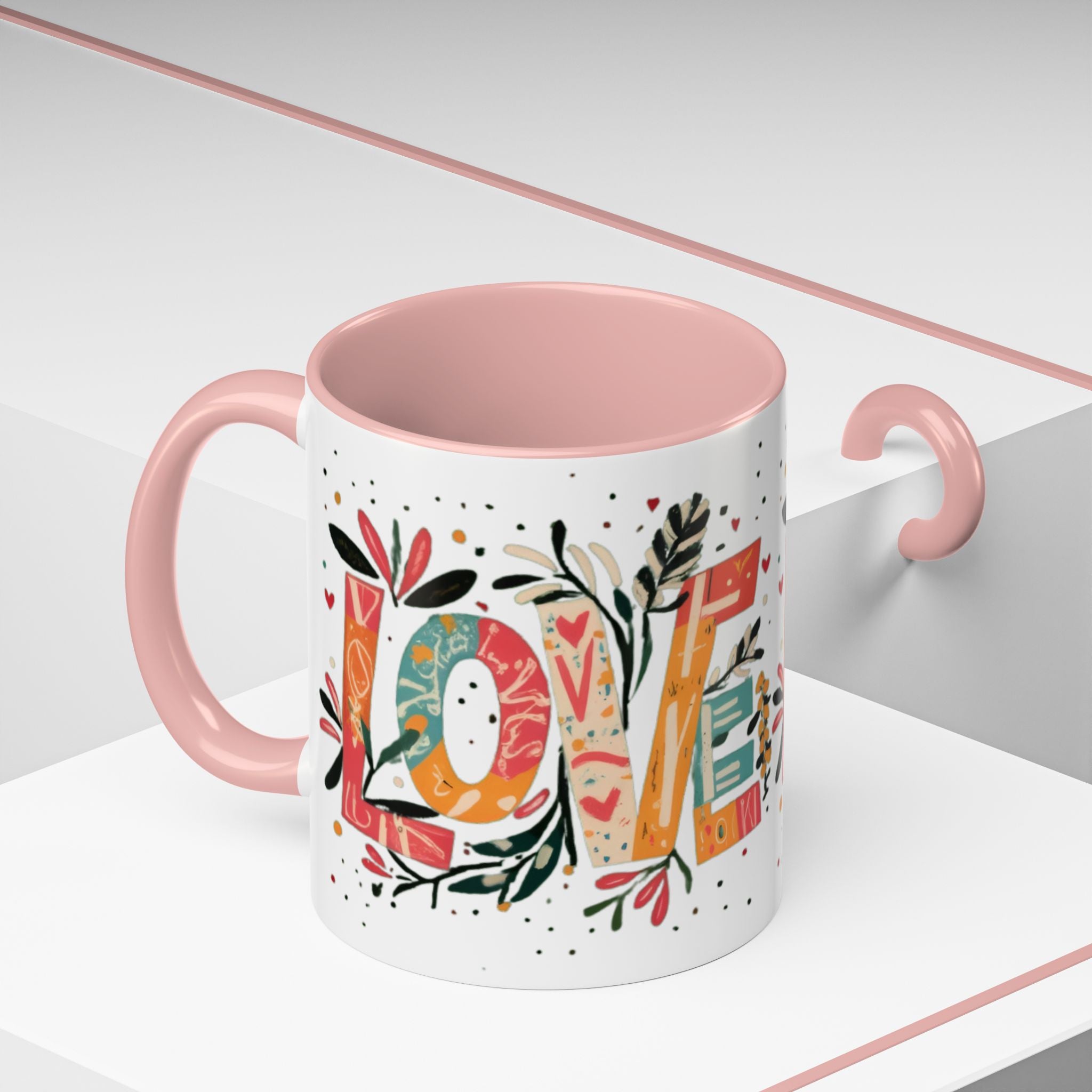 Love Accent Coffee Mug, 11oz