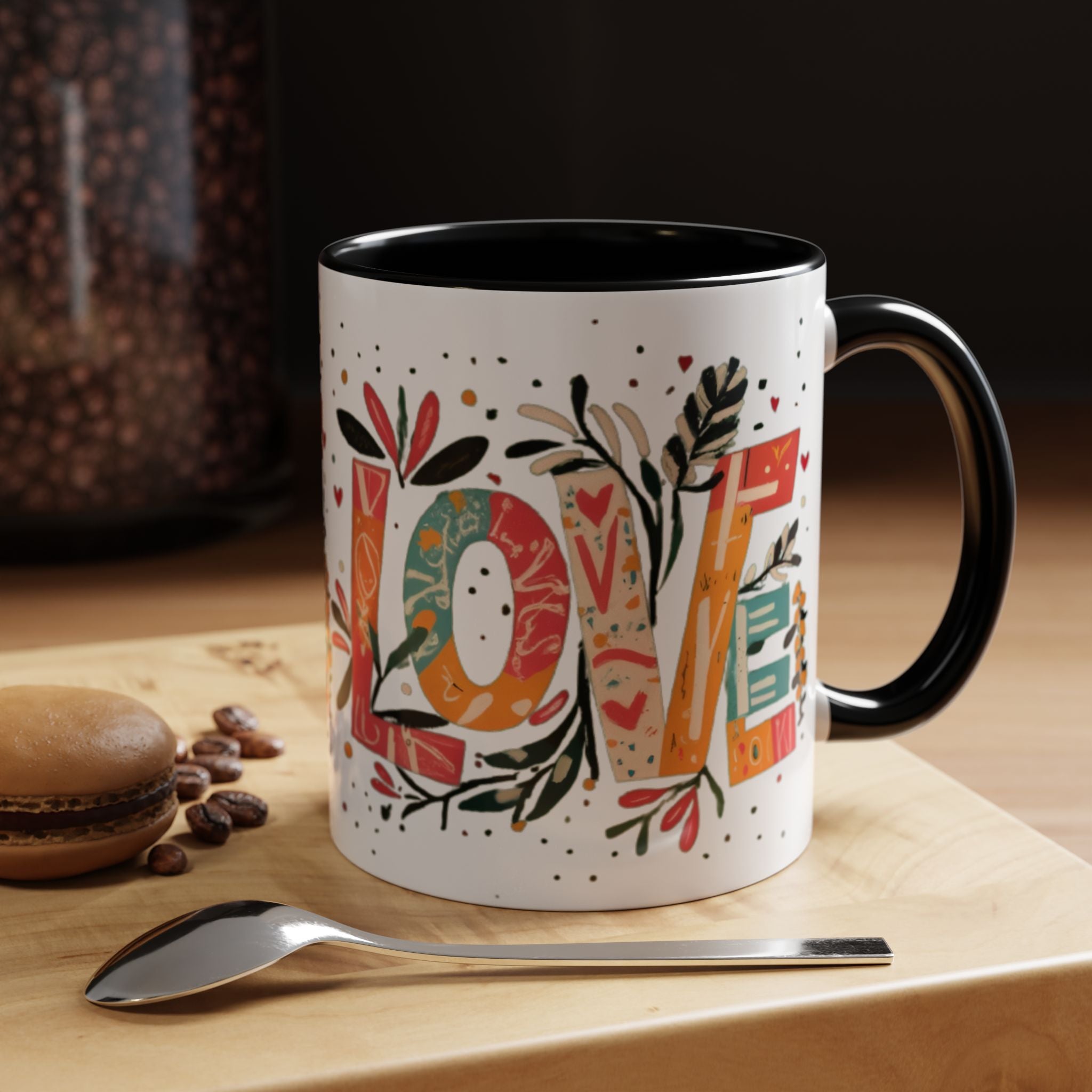 Love Accent Coffee Mug, 11oz