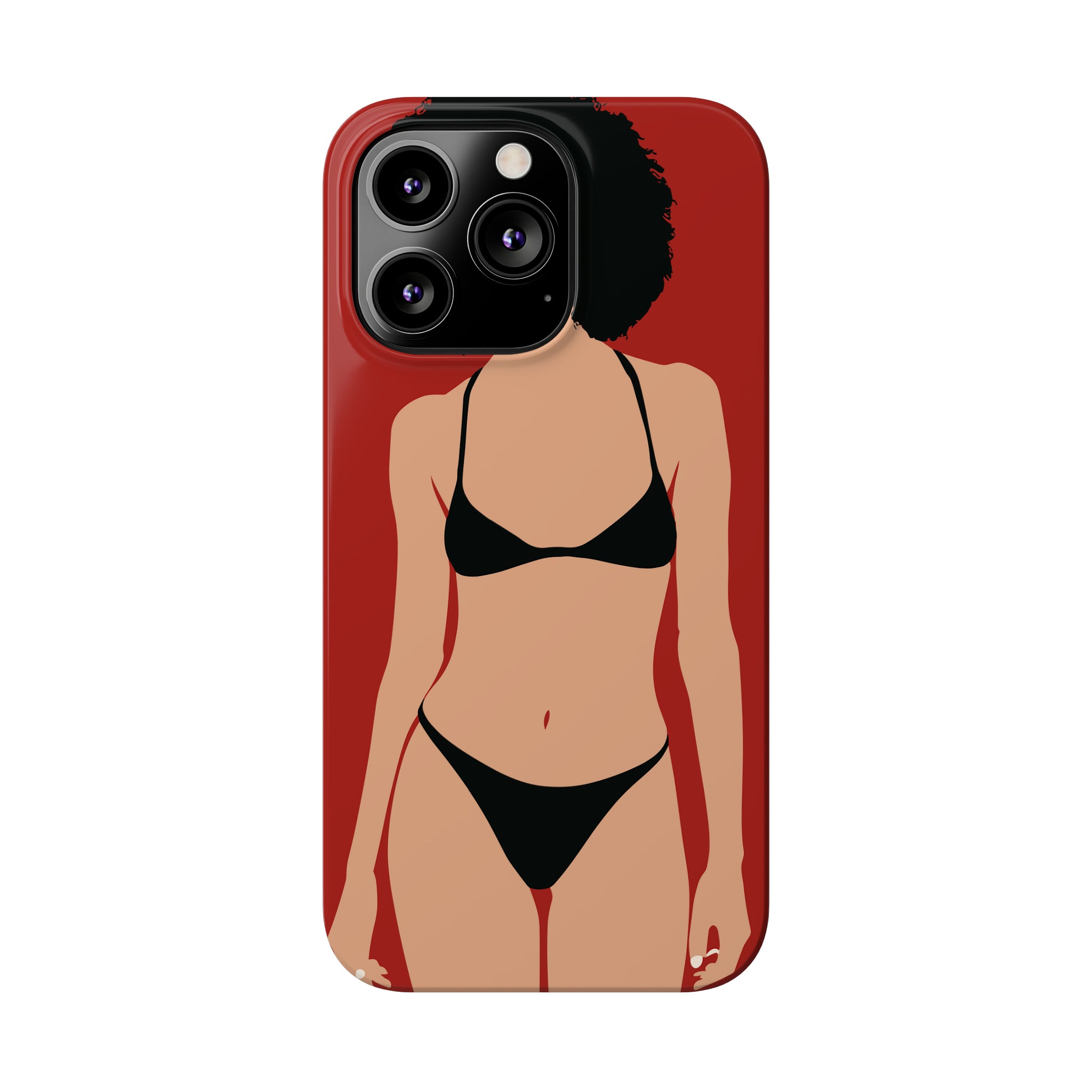 iPhone's lady in red Phone Cases