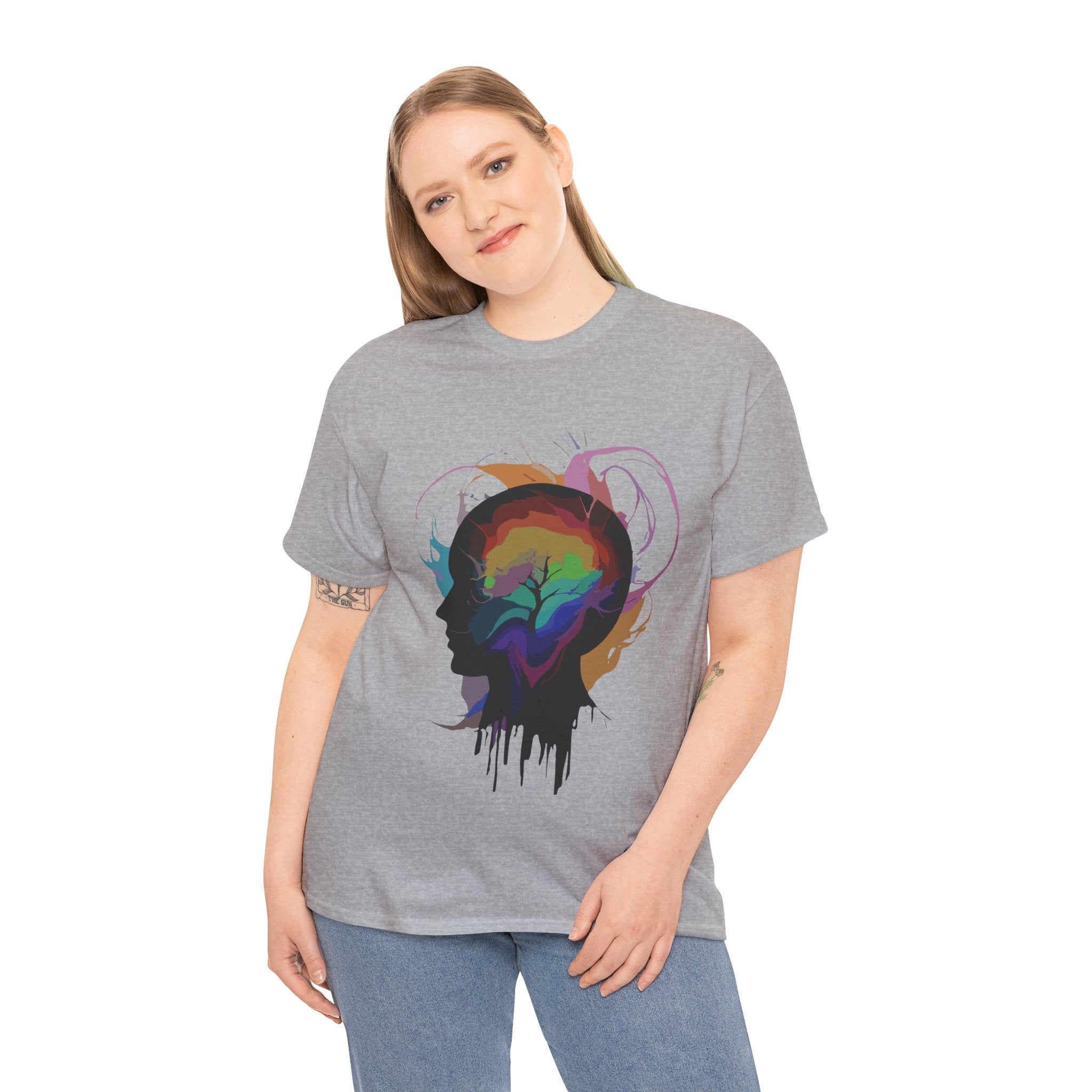 brain tree Unisex Heavy Cotton Tee