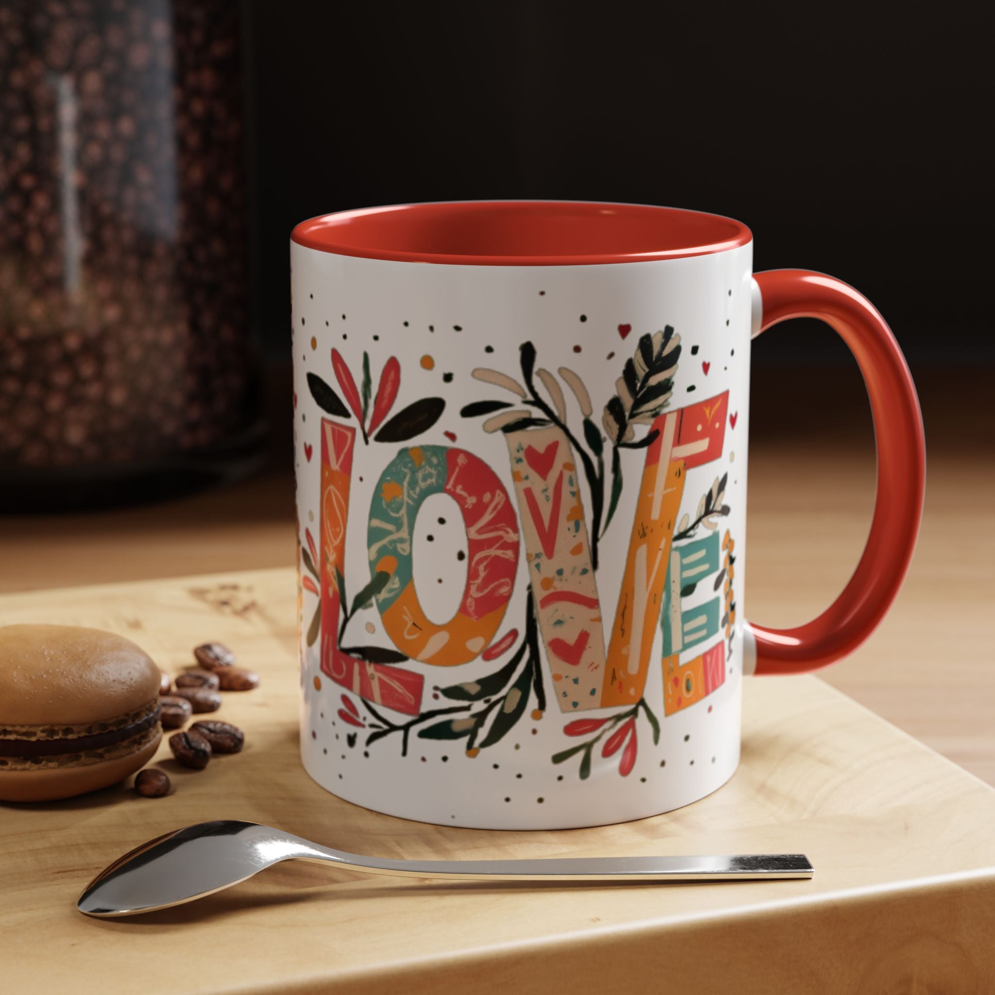 Love Accent Coffee Mug, 11oz