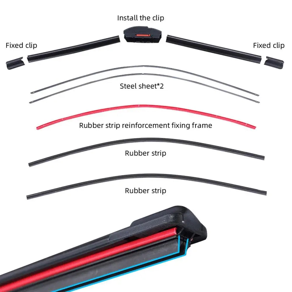 Car Windshield Wiper Blades Universal
