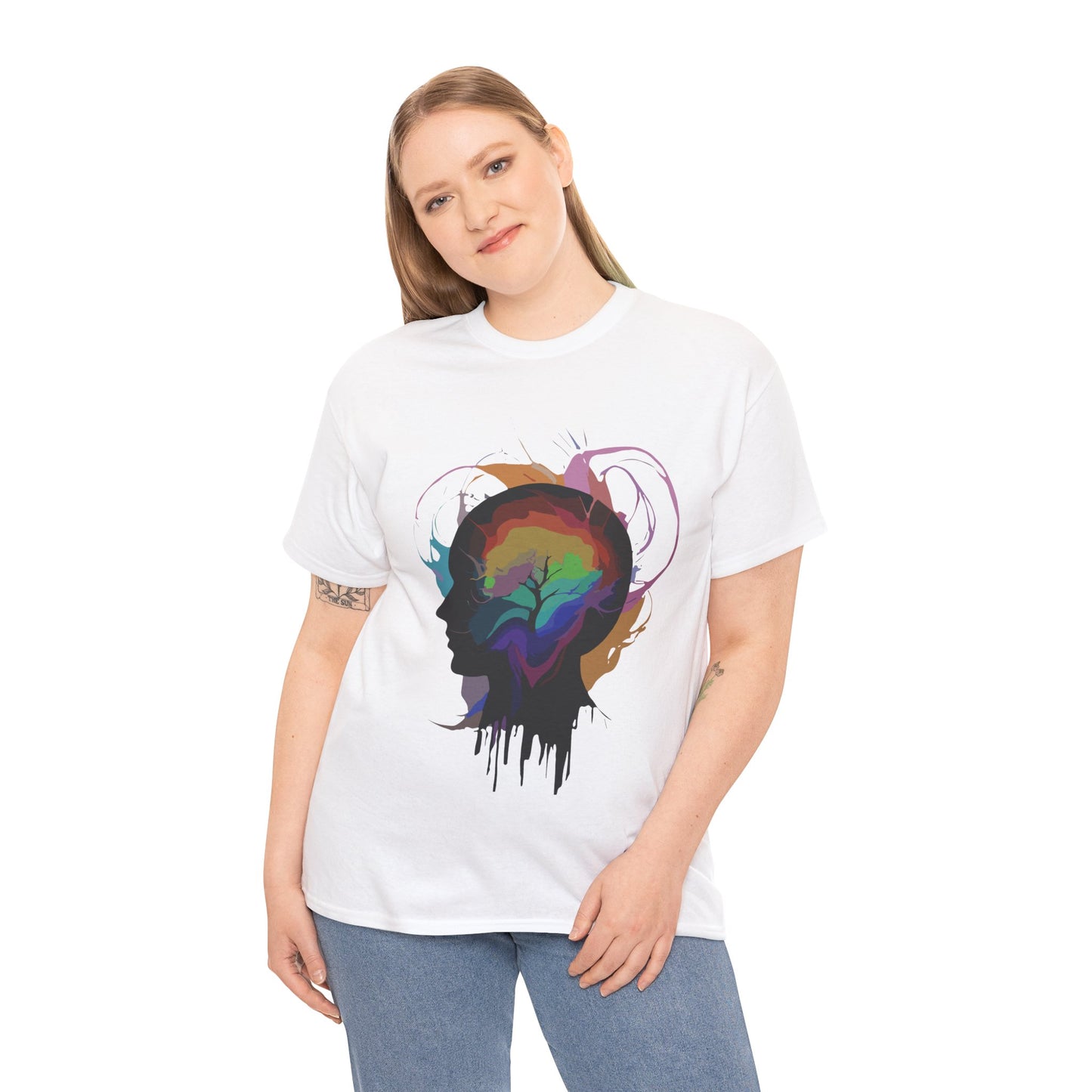 brain tree Unisex Heavy Cotton Tee