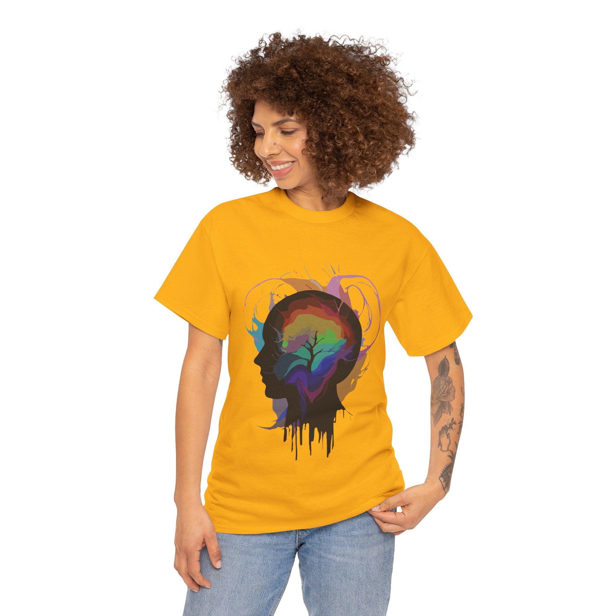 brain tree Unisex Heavy Cotton Tee