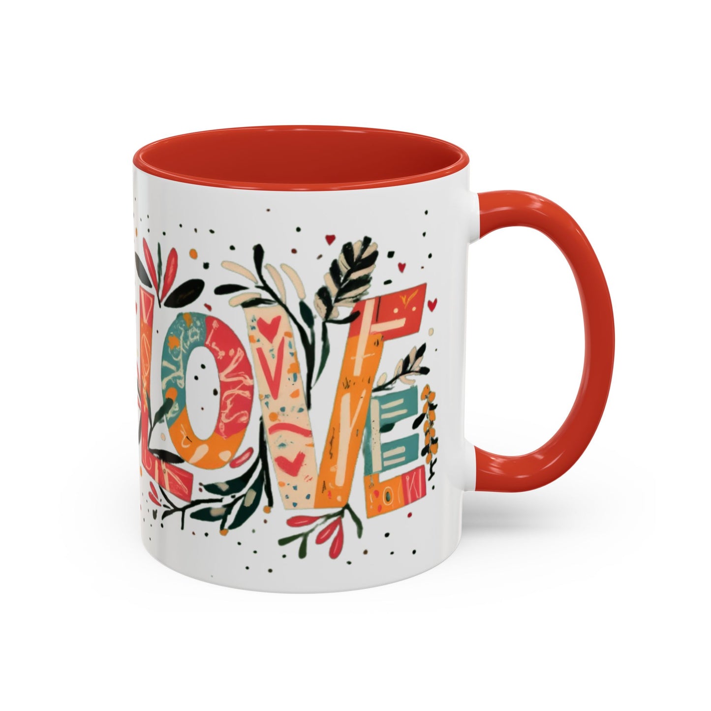 Love Accent Coffee Mug, 11oz