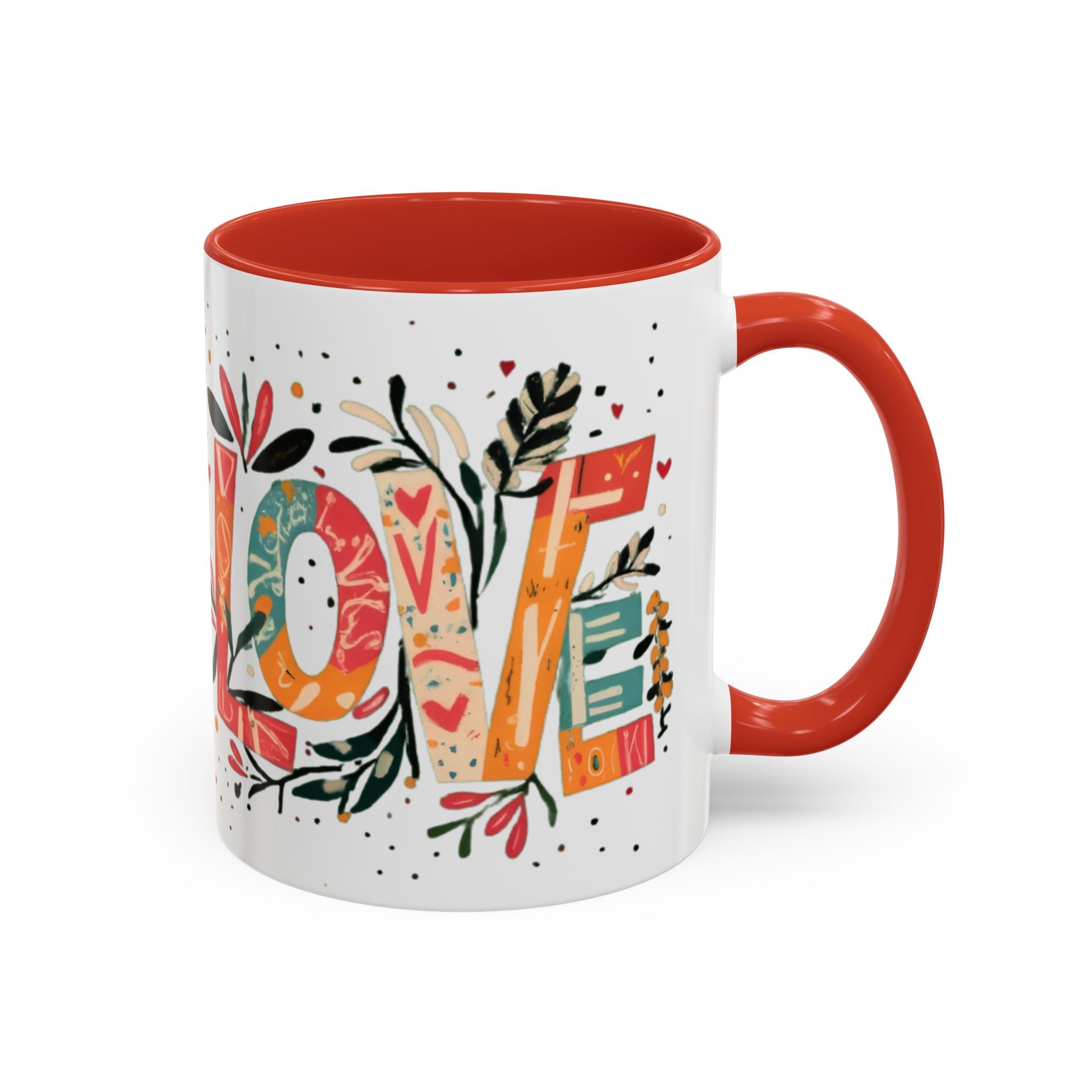 Love Accent Coffee Mug, 11oz