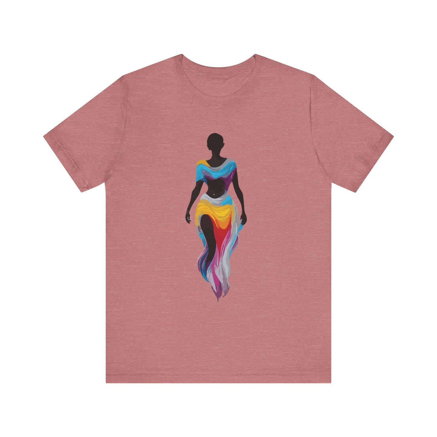 dark rainbow Unisex Jersey Short Sleeve Tee