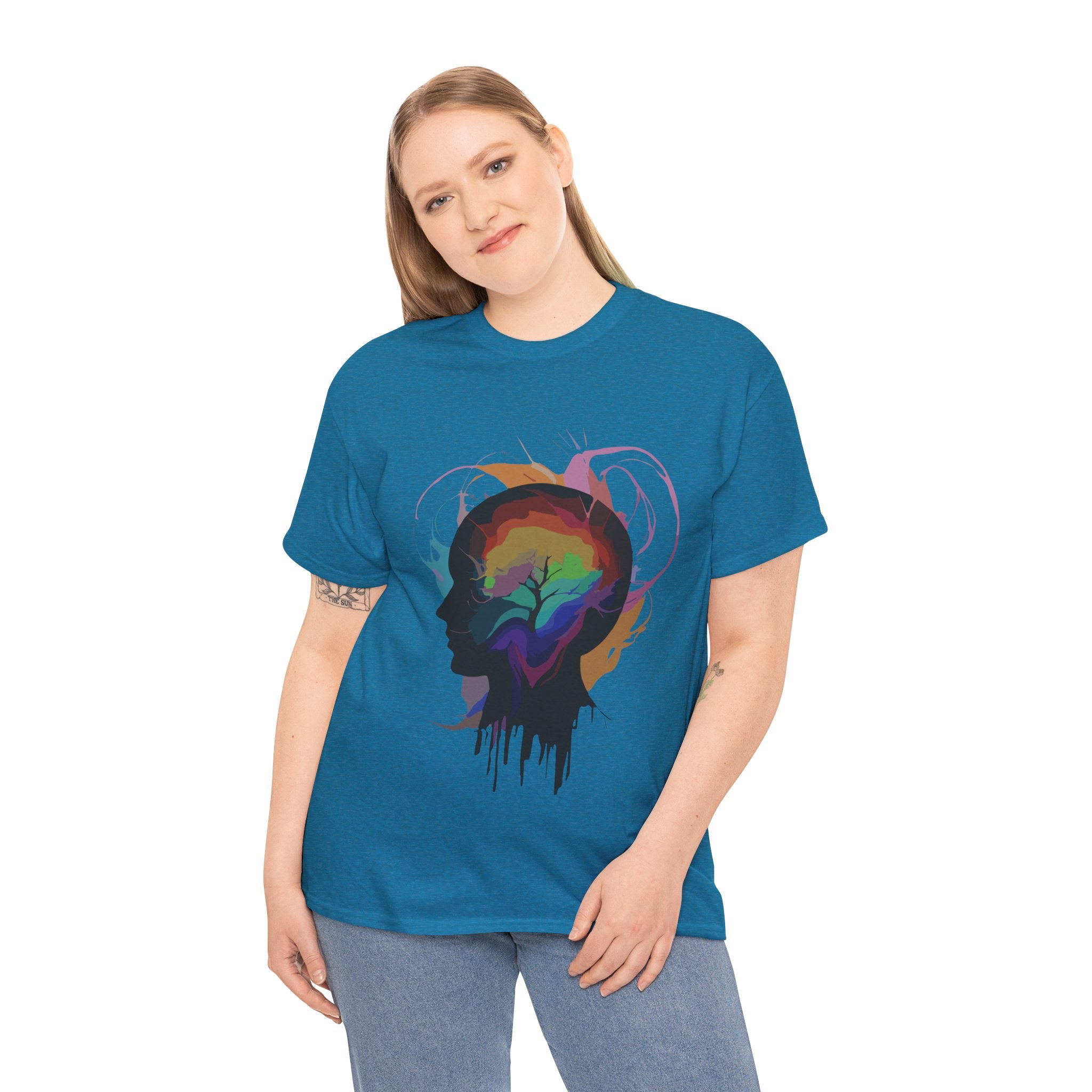 brain tree Unisex Heavy Cotton Tee