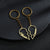 DIY English Letter Stainless Steel Keychain