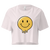 Women's smiley Crop-top