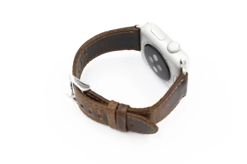 Handmade Vintage Leather iWatch Strap