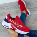 Flat Women Shoes Casual Breathable Wedges Ladies Walking Sneakers