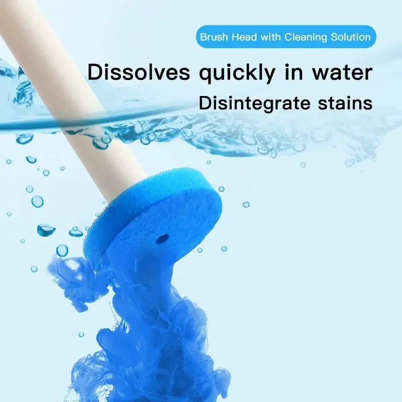 Toilet Brush Wall-Mounted Cleaning Tool for Bathroom