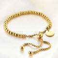 Small Ball Beads Pull Out Stainless Bracelet
