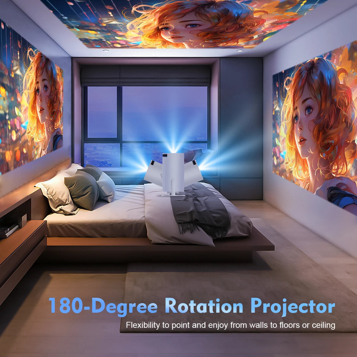 Smart Projector Magcubic HY300 PRO 4K Android 11 Dual Wifi6