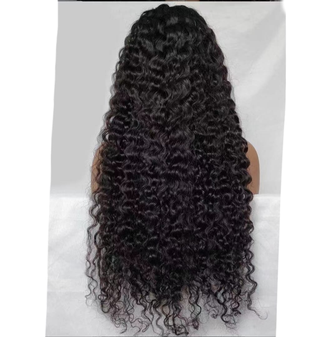 22” 13x4 HD Full Frontal Lace Wig – 100% Human Hair | Deep Wave | Glueless & Pre-Plucked