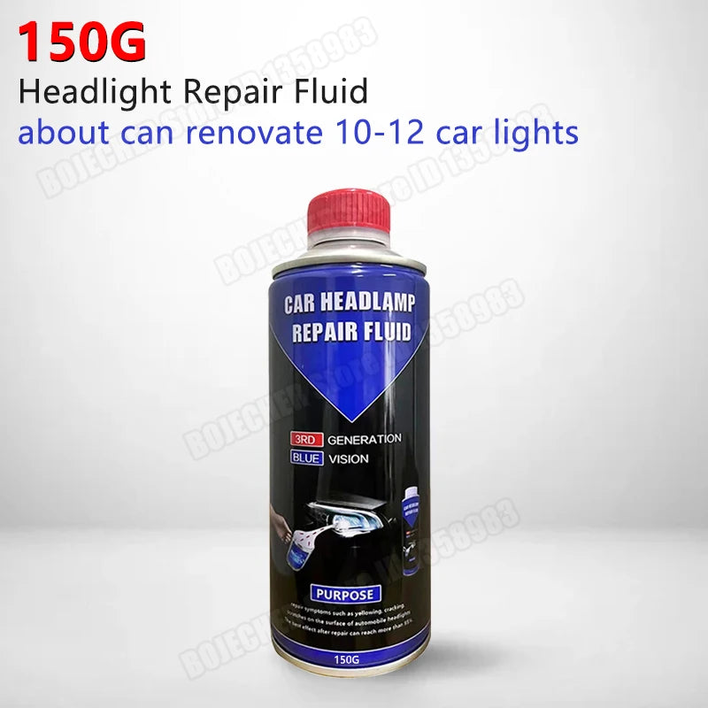 Car Headlight Polishing Liquid Polymer Car Headlamp Renovation Restoration Cleaning Agent 50ML/100ML/150G Auto Repair Products