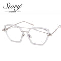 STORY 2018 Brand Arrow Oversized Sunglasses Women Fashion Metal Frame Cat Eye Glass Pink Black Yellow Shades Eyewear Female