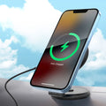 Magnetic Car Phone Holder - Wireless Charger 360 Rotation
