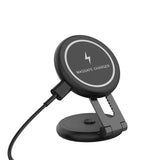Magnetic Car Phone Holder - Wireless Charger 360 Rotation