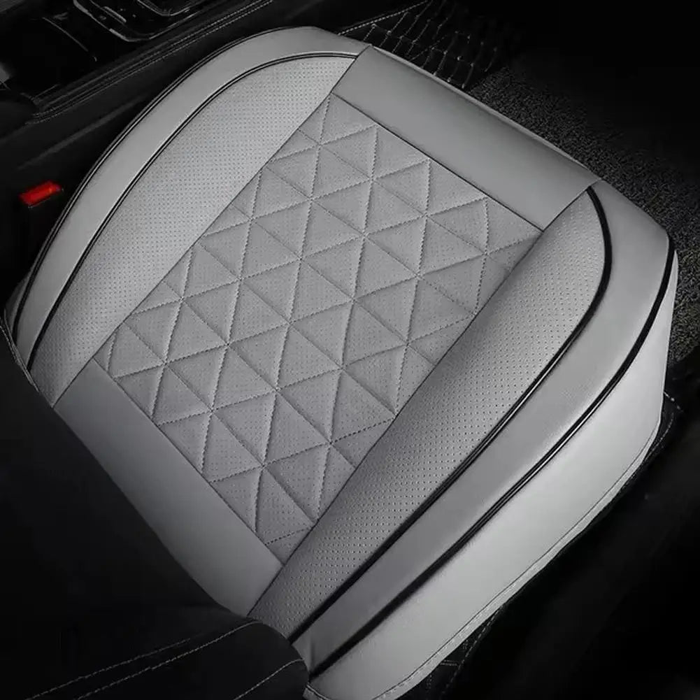 Car Front Seat Cover PU Leather Seat Protector Wear-resistant Universal Pad Accessories Mat Auto Interior Car Chair T5S2