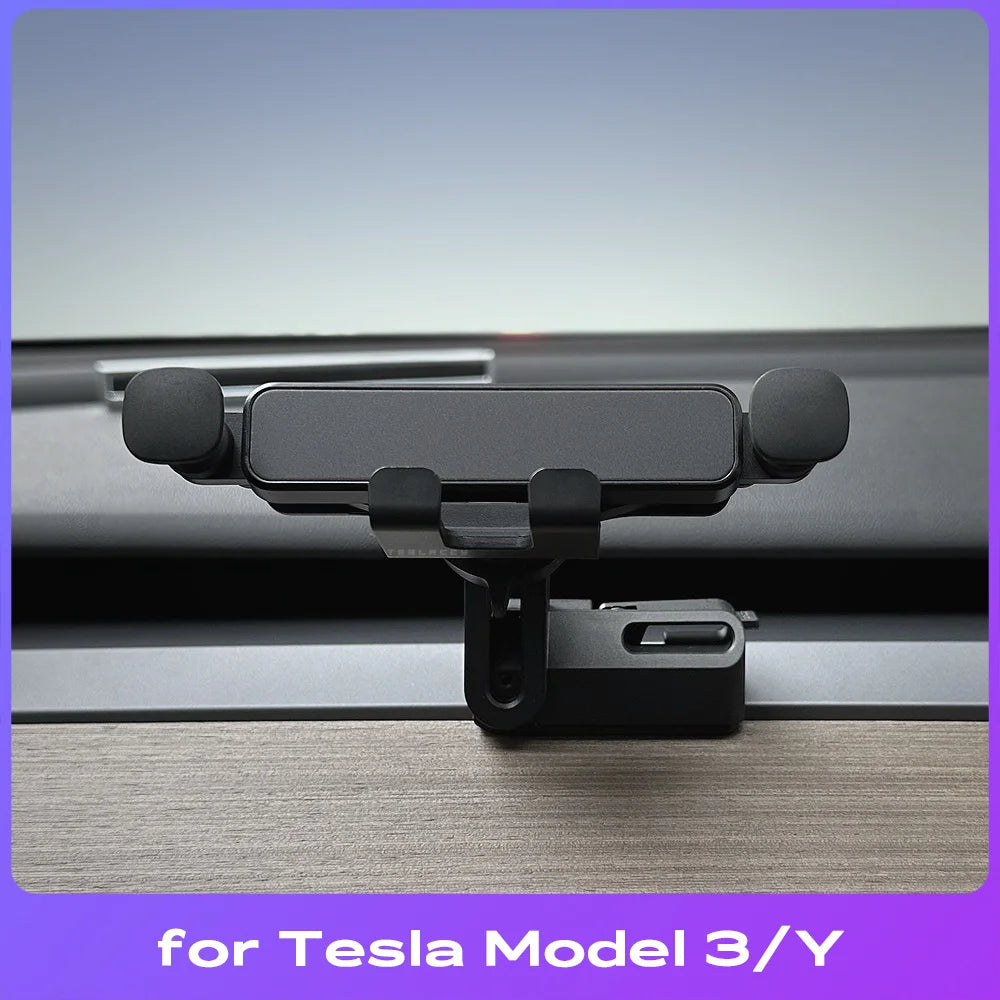 For Tesla Model S X 3 Y Car Cell Phone Mount Adjustable Bracket at air conditioning vents Phone Support Holder for air outlet