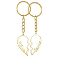 DIY English Letter Stainless Steel Keychain