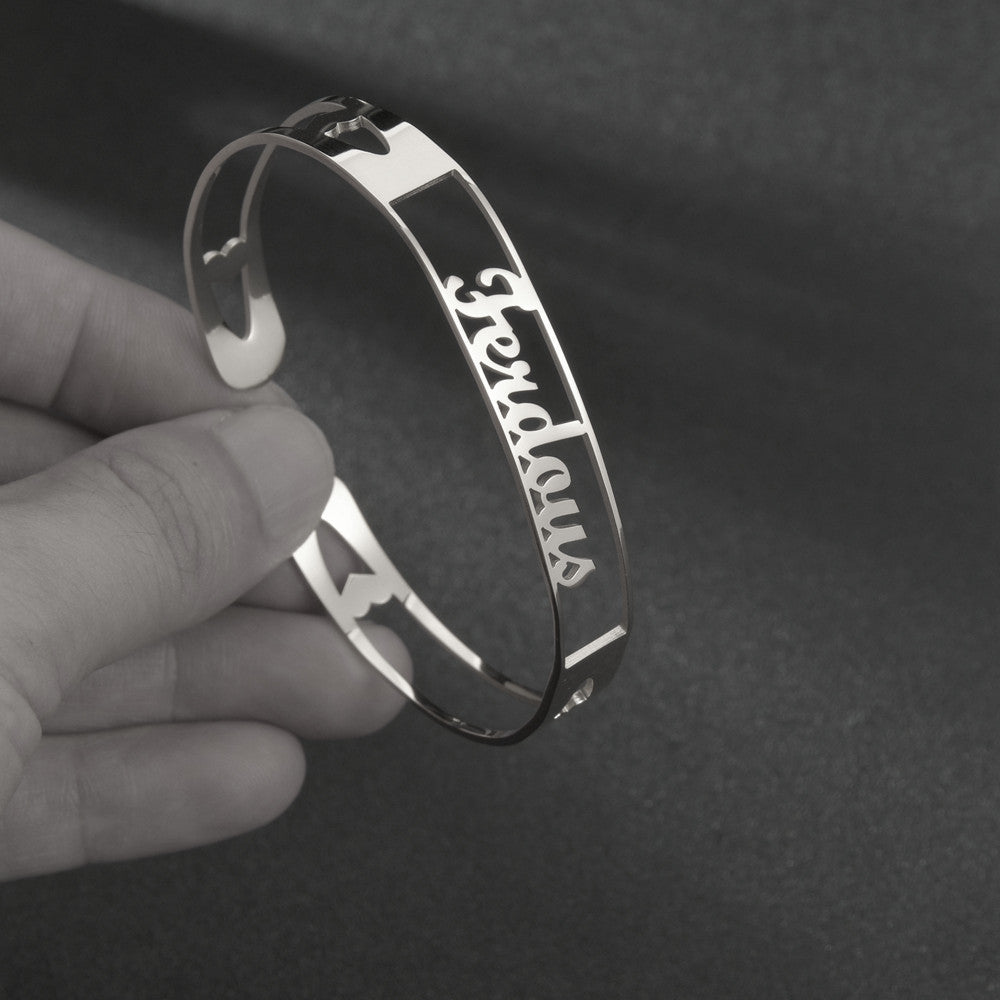 Customized Name Stainless Bracelet