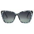 Libra Polarized Sunglasses For Women Retro Womens Oversized Square Cat Eye Sun Glasses UV Protection SJ2206 Blue Pattern