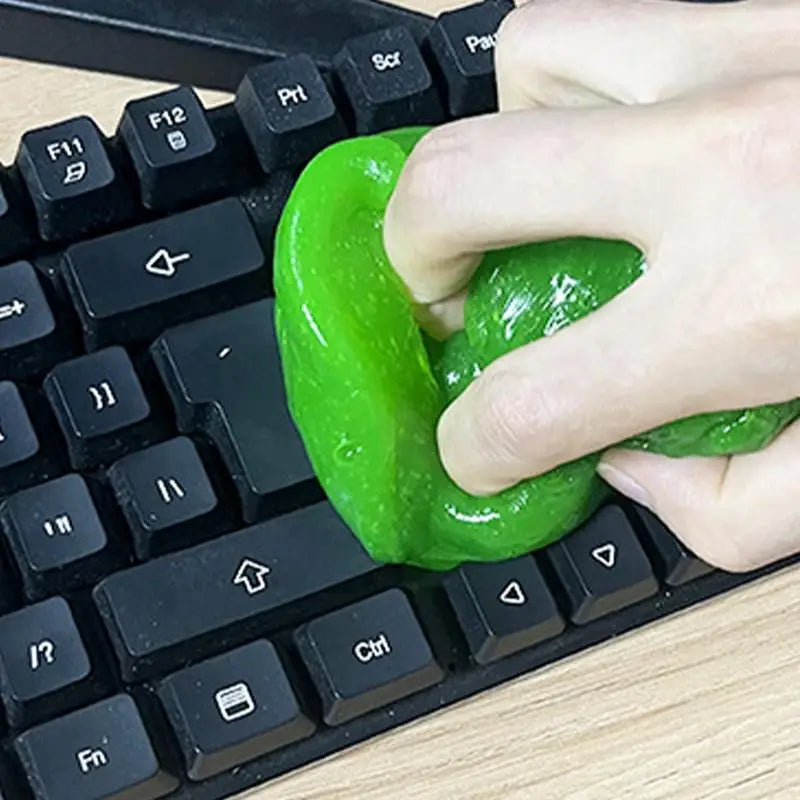New Auto Car Cleaning Pad Glue Powder Cleaner Magic Cleaner Interior Dust Remover Gel Home Computer Keyboard Clean Car Cleaning