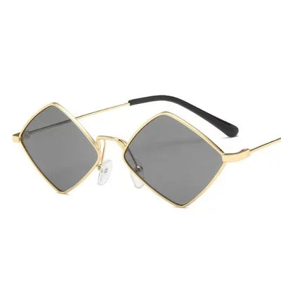 Women Punk Sunglasses Brand Designer Small Square Steampunk Sun Glasses Men Metal Frame Driving Eyewear Gafas De Sol Mujer