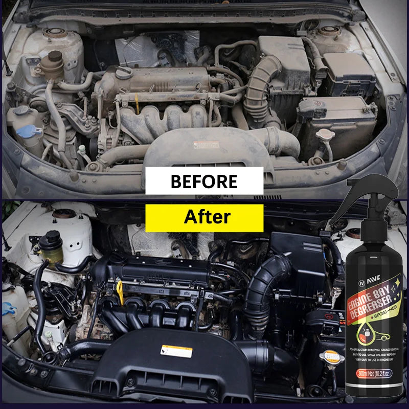 AIVC Car Engine Bay Cleaner Powerful Decontamination Cleaning Product For Engine Compartment Auto Detailer Car Cleaning Product