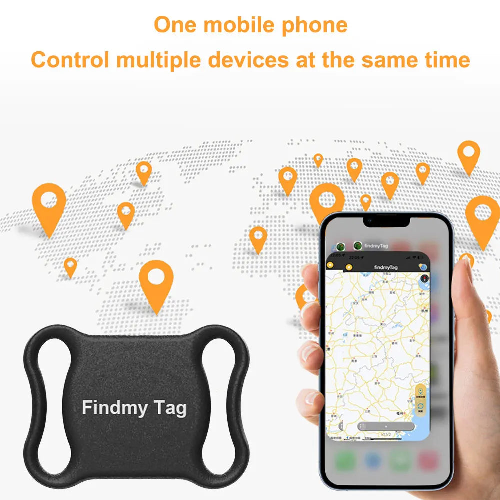 Anti-Lost GPS Tracker Locator Finder Bluetooth-compatible Smart Activity Tracker Real-Time Global Location Tracker for Dogs Cats